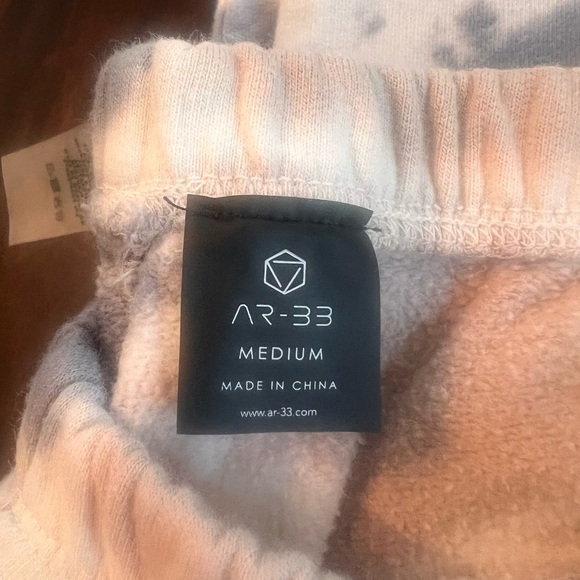 AR-33 Blue and CreamTie-Dye Joggers - Medium - Picture 3 of 7